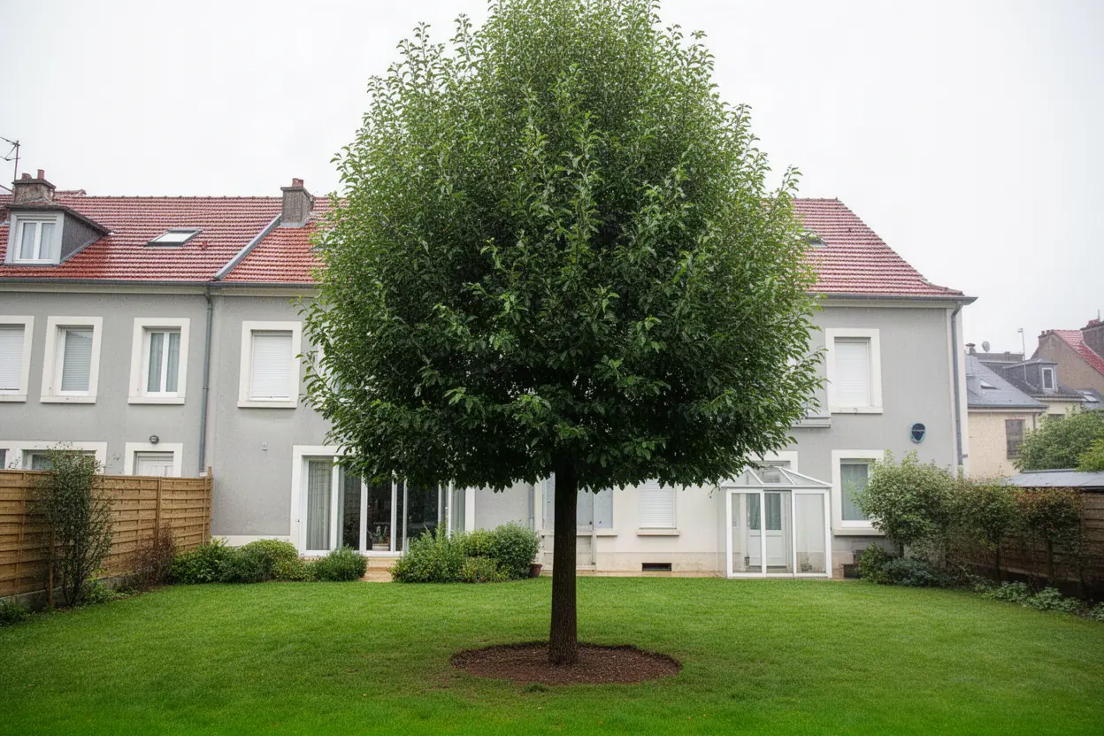 Arbre avant travaux d’abattage sécurisé